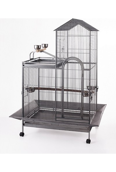 QH Pet Cage Papağan Kafesi 93X69X160 (1)