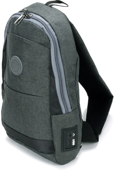 Strong Kulaklık Çıkışlı Tek Kol Göğüs ve Sırt Çantası ,çapraz Çanta Body Bag TK01