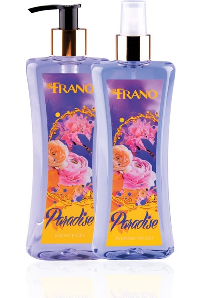 Frano Paradise Vücut Parfümü ve Duş Jeli Seti 8699216346181