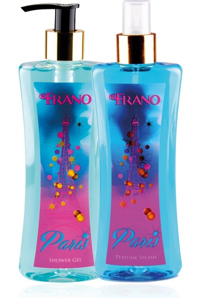 Frano Paris Vücut Parfümü ve Duş Jeli Seti 250ML + 250ML 8699216346167