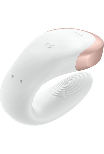 Satisfyer Double Love White Telefon Kontrollü Çiftlere Özel Vibratör+Mini Vibratör