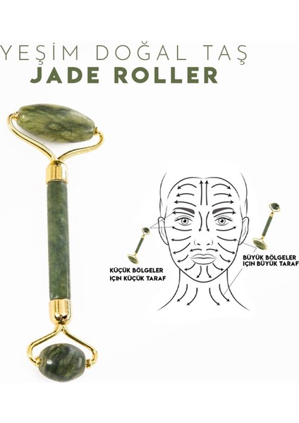 Yeşim Taşı Yüz Masaj Aleti (Jade Roller)