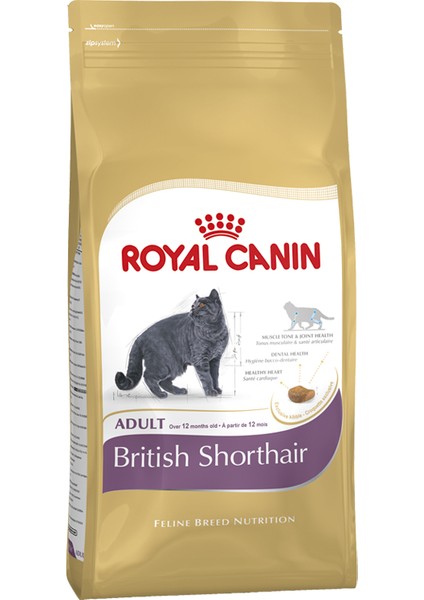 British Shorthair Için Özel Yetişkin Kedi Maması 10 kg