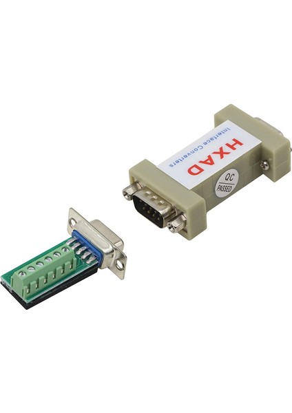 DB9 Dişi RS232 - RS485 RS422 Seri Haberleşme Veri Terminal Adaptörü Dönüştürücü HXAD 485 - 422