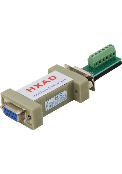 DB9 Dişi RS232 - RS485 RS422 Seri Haberleşme Veri Terminal Adaptörü Dönüştürücü HXAD 485 - 422