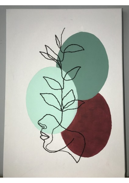 El Yapımı Duvar Tablosu 50 x 35 cm