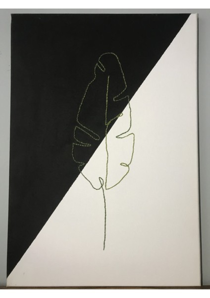El Yapımı Duvar Tablosu 50*35CM