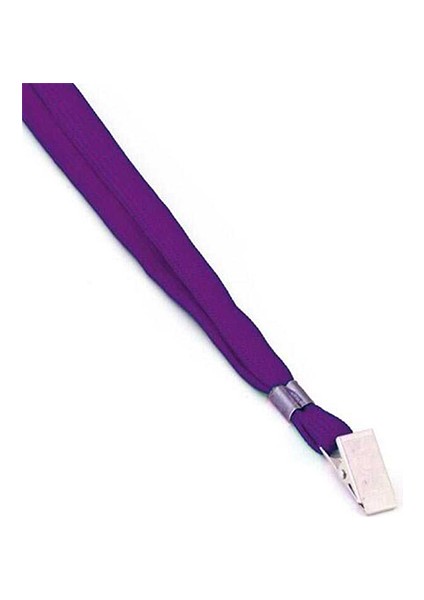 Metal Klipsli Askı Ipi 50'li Mor
