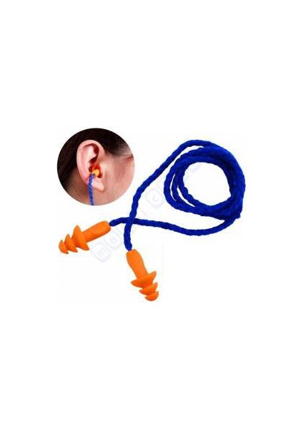 Silikon Çam Tipi Kulak Tıkacı - Yıkanabilir Tekstil Ipli fiyatları