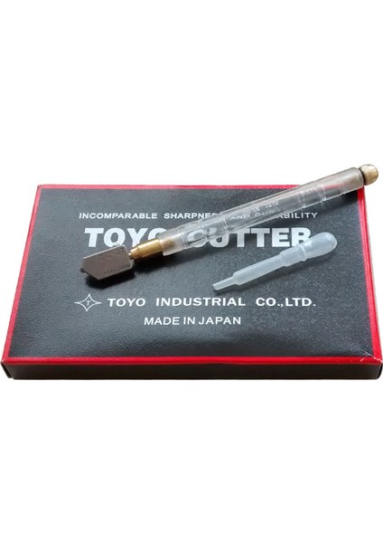 Toyo Tc 17 Gazlı Cam Kesme Elması - Şeffaf Plastik Sap