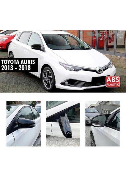 Ebal Oto Toyota Auris Batman Yarasa Ayna Kapağı Piano Black 2012-2018