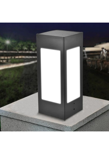 10Watt Güneş Enerjili Solar Set Üstü Bahçe Armatürü