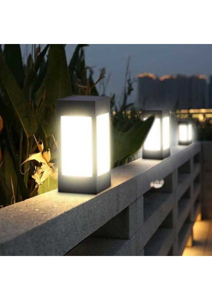 10Watt Güneş Enerjili Solar Set Üstü Bahçe Armatürü