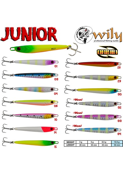 Junior Jig 10.5 gr 5.5 cm