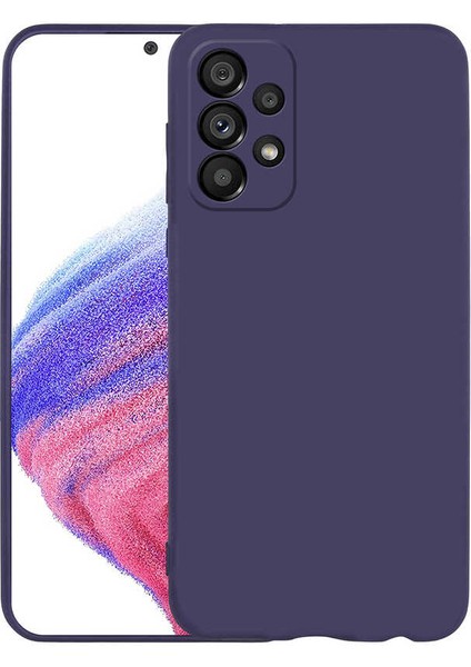 Galaxy A33 5g ile Uyumlu Kılıf Premier Silikon Kapak Lacivert