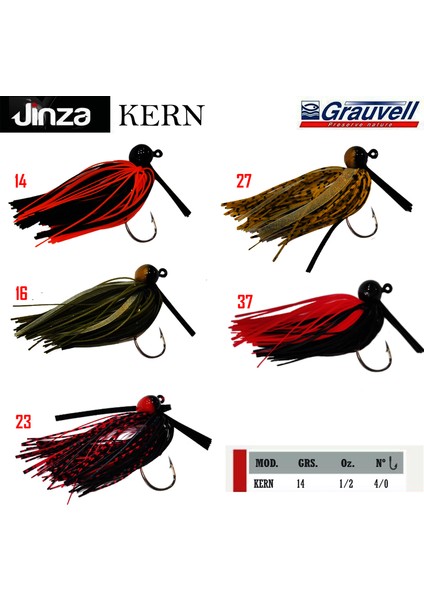 Jınza Kern Jig Head 14 gr