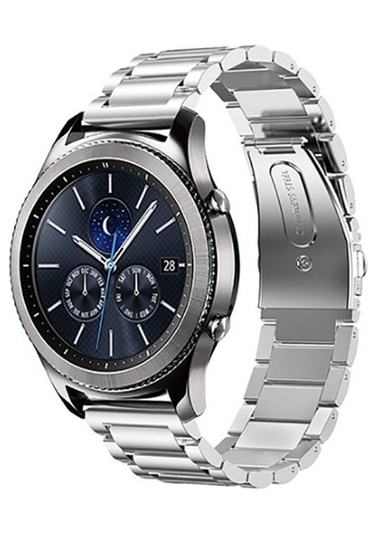 Huawei Watch Gt Gt2 GT2E Gt2 Pro Gt3 46MM Uyumlu Mıknatıslı Metal Kayış Kordon