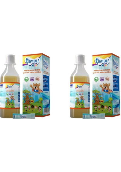Kids Prebiyotik ve C Vitamini Içeren Takviye Gıda 2 Adet