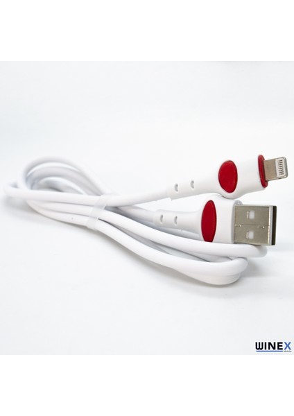 GFZ115 Iphone Lightning 3.0A Hızlı Şarj ve Data Kablosu 1m Beyaz modelleri