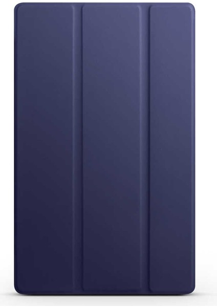Lenovo M10 TB-X306F Gen.2 Htstore Htstore Zore Smart Kapak Standlı 1-1 Kılıf-Lacivert