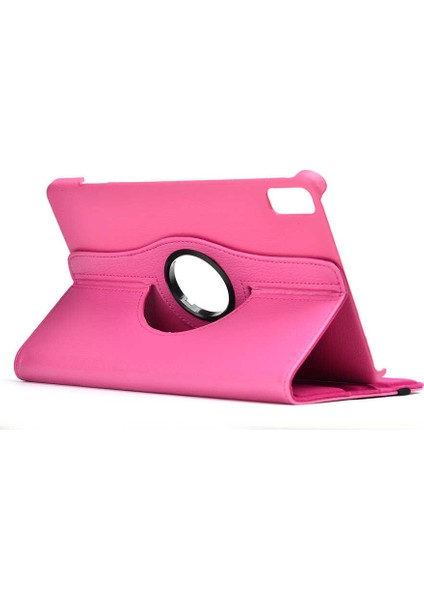 Huawei Mate Pad 10.4 Htstore Zore Dönebilen Standlı Kılıf-Pembe