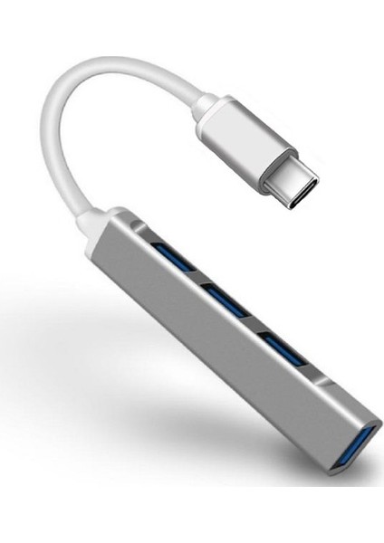 Macbook 4 Port USB 3.0 Hub Çevirici Çoğaltıcı Type C Çoklayıcı 4 Portlu USB Hub Çoklayıcı 4in