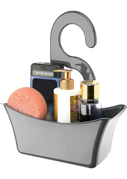 Çok Amaçlı Duş Banyo Sepeti Organizer - Gri TP583GR