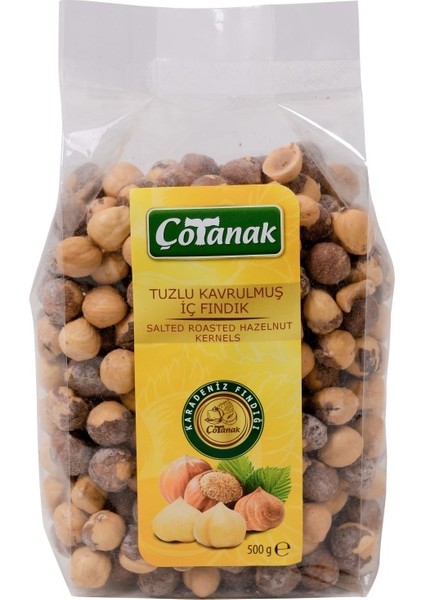 Tuzlu Kavrulmuş Iç Fındık 500 gr