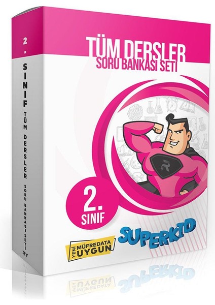 Süperkid 2. Sınıf Tüm Dersler Soru Bankası (Kutulu Set) Referans Yayınları