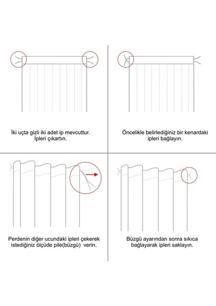 Perdemarket Pudra Işık Geçirmez,karartma Perde