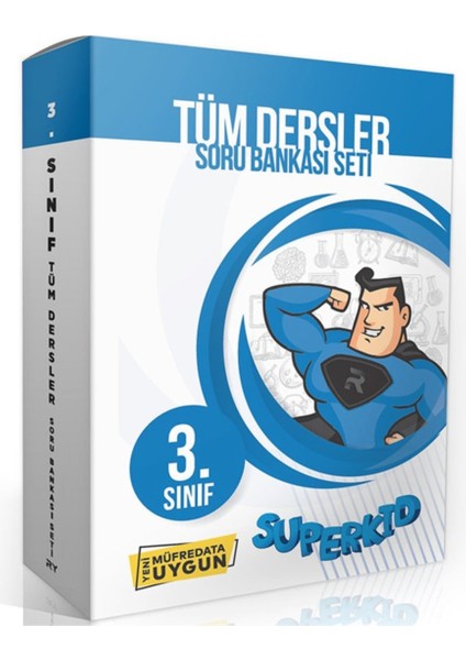 3. Sınıf Tüm Dersler Superkid Soru Bankası Seti