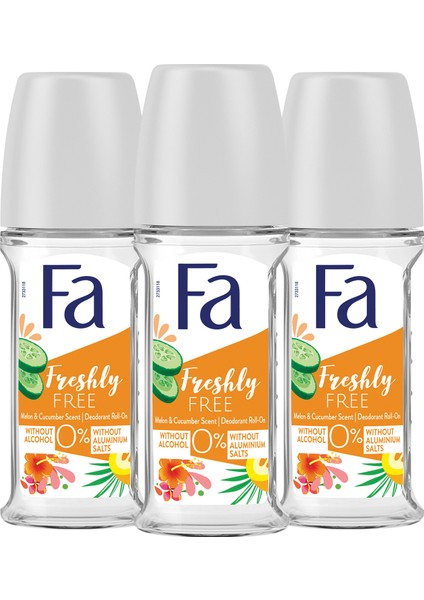 Freshly Free Salatalık & Kavun Roll-On X 3 Adet