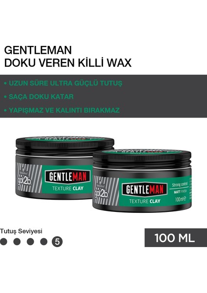 Got2B Gentleman Killi Wax 100 Ml X 2 Adet