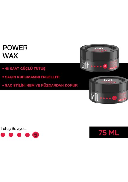 Power Wax 75 Ml X 2 Adet