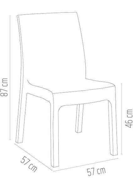 Deluxe Rattan Sandalye Cappuccino | 2'li Set fiyatları