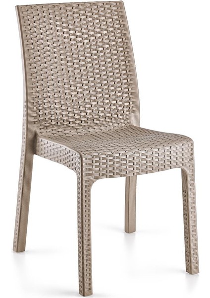 Deluxe Rattan Sandalye Cappuccino | 2'li Set modelleri