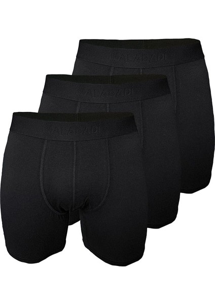 Erkek 3 Lü Modal Uzun Boxer M3010