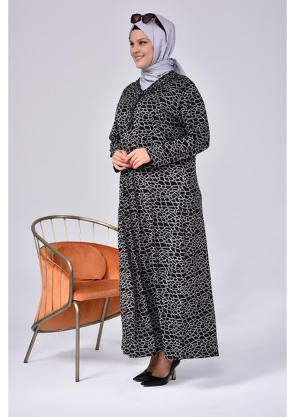 Kadın Büyük Beden Yakası Fırfırlı Tesettür Anne Elbisesi Yakma Yapmaz Terletmez fiyatları