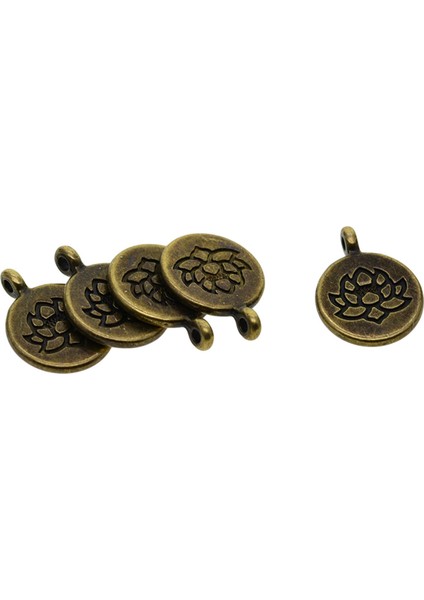 30 Adet Lotus Çiçek Kolye Yoga Meditasyon Takı Bulma Charms Küpe (Yurt Dışından) indirimleri