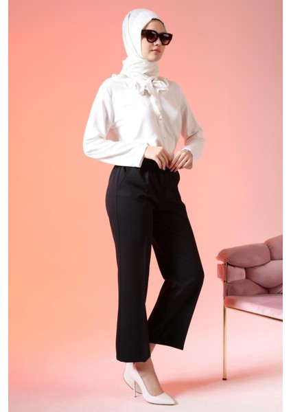 Buyuk Beden Kumas Pantolon Kadin Bol Paca modelleri