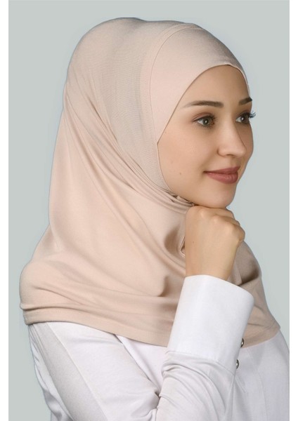 Hazır Türban Pratik Eşarp Tesettür Hijab - Namaz Örtüsü - Bej fiyatları