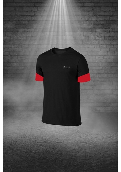 Erkek Siyah Dri-Fit Kumaş Fit Yuvarlak Yaka Kısa Kol Tişört Şort Alt Üst Spor Takım (S-3xl) fiyatları