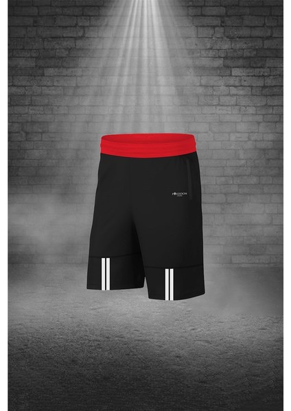 Erkek Kırmızı Dri-Fit Kumaş Spor Için Konforlu Cepli Bisiklet Yaka Tişört Şort Alt Üst Takım (S-3xl) modelleri