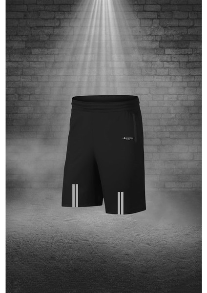 Erkek Bordo Dri-Fit Kumaş Günlük Rahat Kısa Kol Tişört Şort Spor Takım Seti (S-3xl)