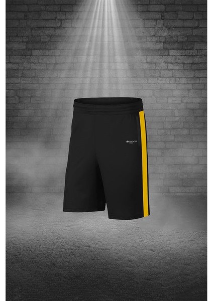 Erkek Sarı Dri-Fit Kumaş Düz Kısa Kol Konforlu Tişört Şort Alt Üst Ikili Takım Seti (S-3xl) modelleri