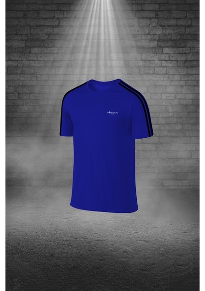 Erkek Mavi Dri-Fit Kumaş Spor Için Konforlu Cepli Kısa Kol Tişört Şort Ikili Takım (S-3xl) fiyatları