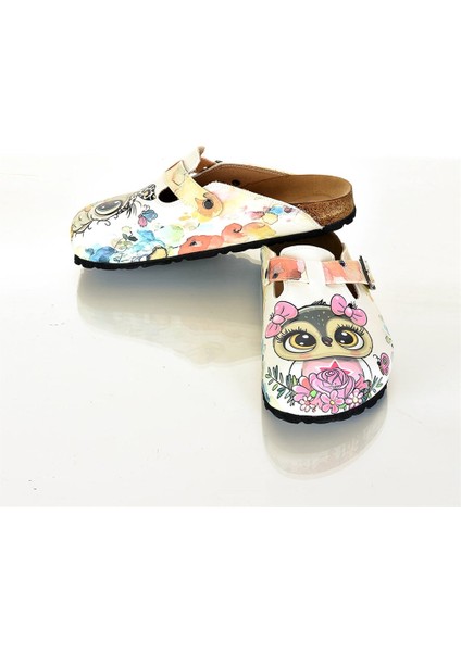 Azizsahinshoes 6310 Baykuşlar Sabo Terlik indirimleri