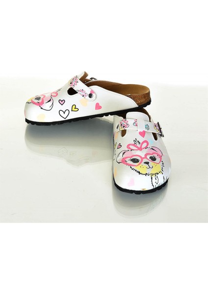 Azizsahinshoes 6311 Gözlüklü Köpek Sabo Terlik fırsatları