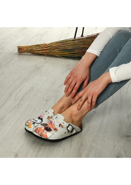 Azizsahinshoes 6284 Penguen Ve Tilki Sabo Terlik fırsatları