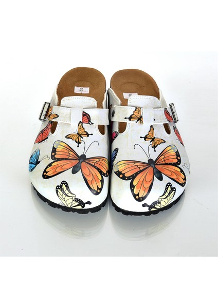 Azizsahinshoes 6291 Turuncu Kelebek Sabo Terlik fiyatları